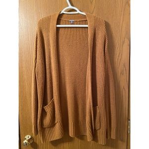 Burnt Orange Knit Cardigan